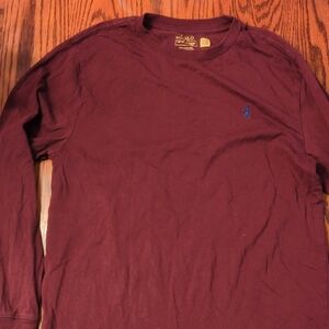 Polo by Ralph Lauren Kids Maroon Long Sleeve Tee